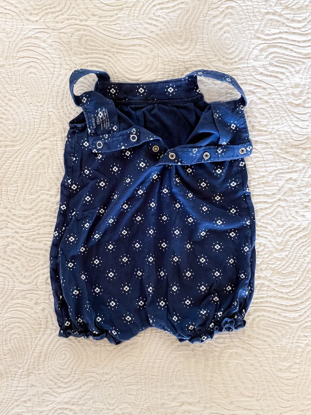 Carter’s Blue & White Bubble Rompers Set of 2